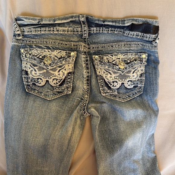 WallFlower Jeans vintage cuff distressed size 7 (A3) - Picture 5 of 7